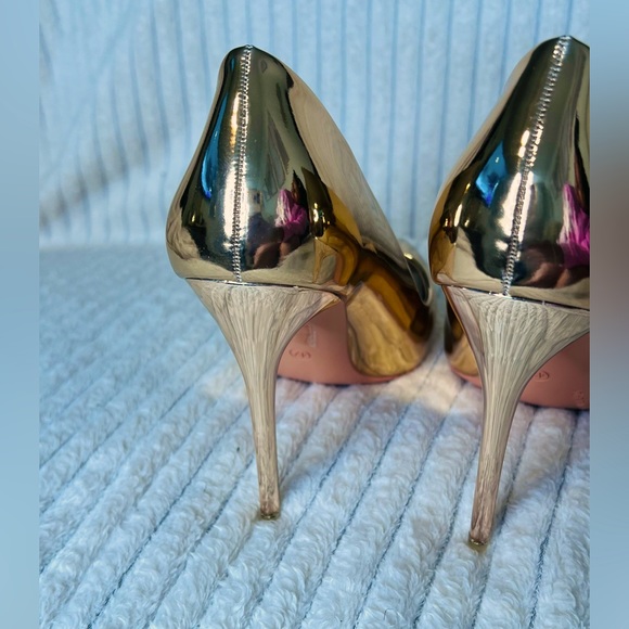 🔥Metallic Gold Heels🔥 BRAND NEW Beautiful High Heels Sz 9.5! - Picture 7 of 10